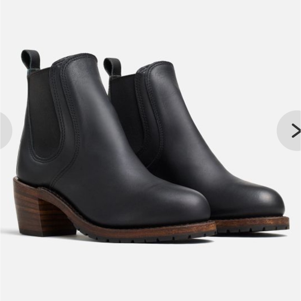 Red Wing Heritage Harriet Heeled Black Leather Boot